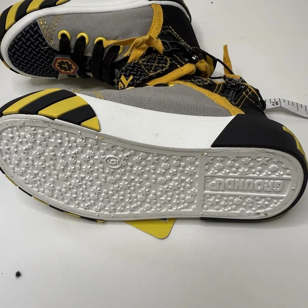 Tonka Tennis Shoes Toddler Size 6 Gray/Black/yellow NWT